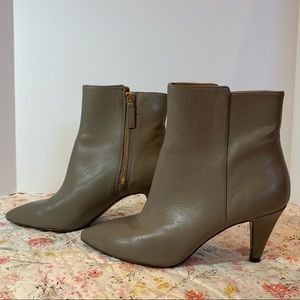 Gray high heel Nine West stiletto booties